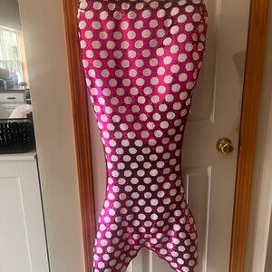 Mermaid tail kids blanket